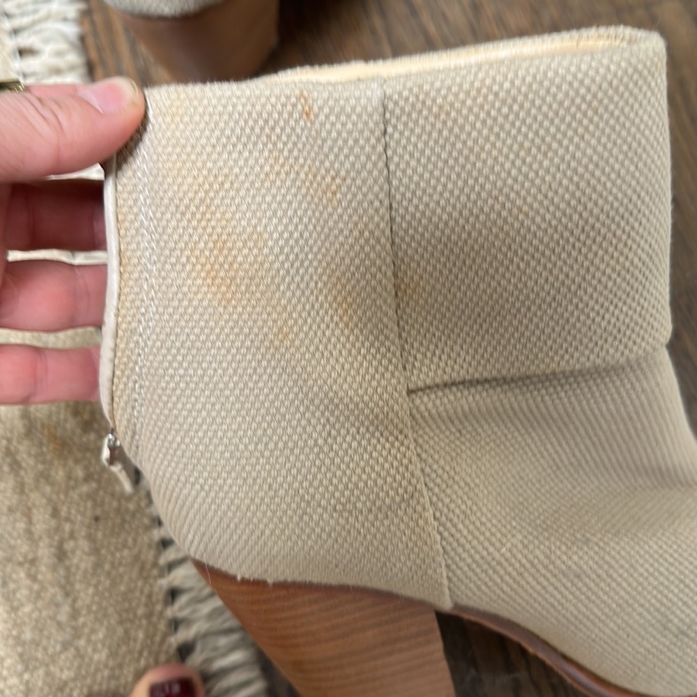 Rag & Bone Boots Size 9 Beige Canvas - image 6